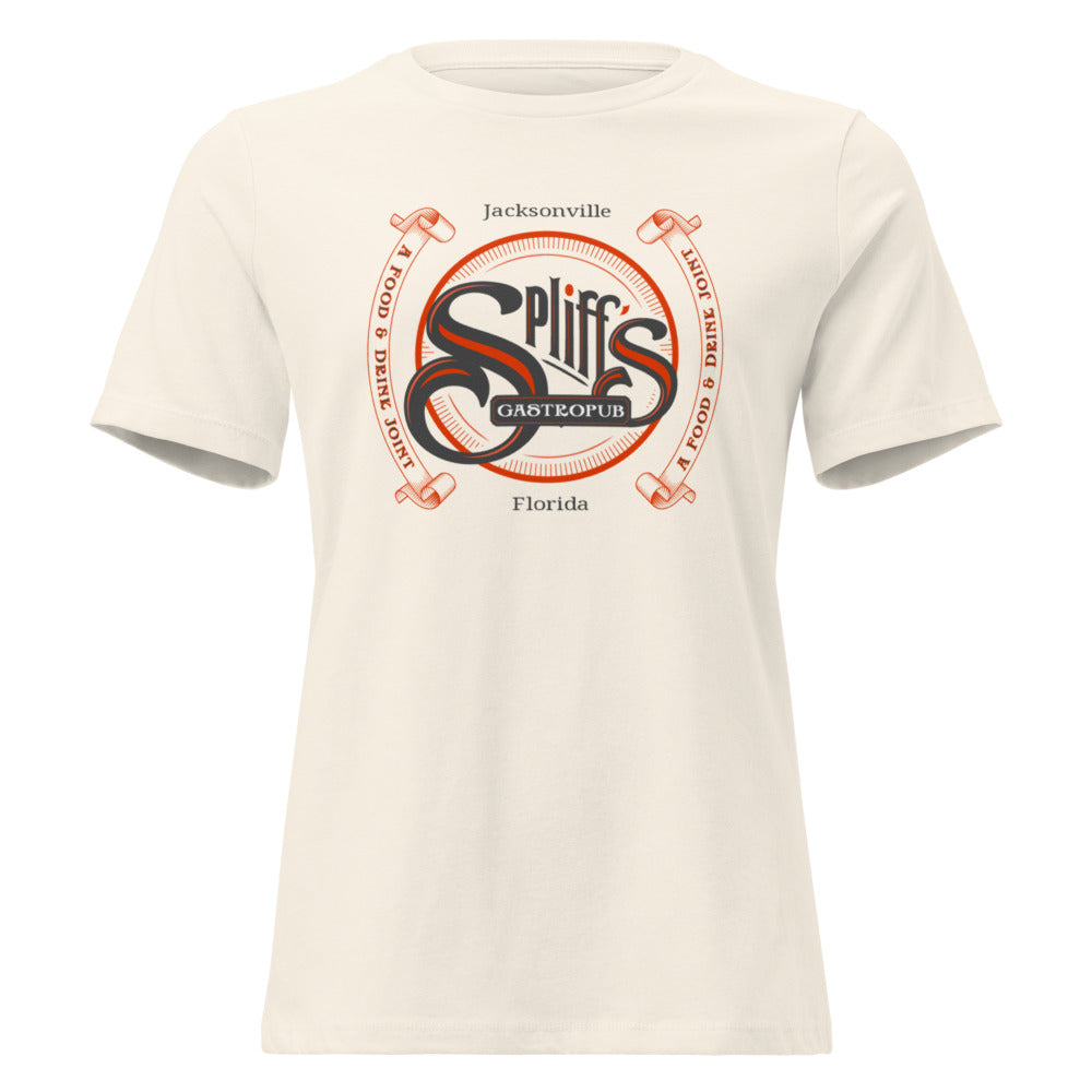 Double Banner Woman's Tee - Natural