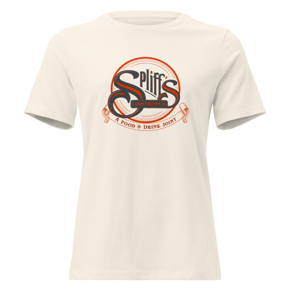 Orange Logo Woman's Tee - Natural