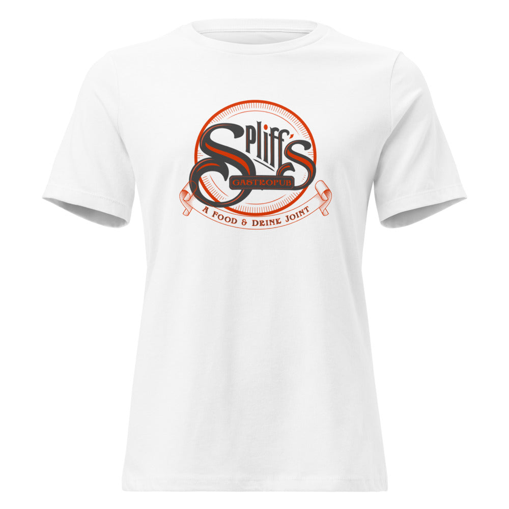 Orange Logo Woman's Tee - White
